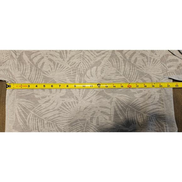 Men's chubbies Crew Neck LS Sweatshirt Gray Palm Leaf Design Comfy Size Large - Picture 9 of 10